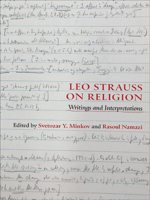 cover image of Leo Strauss on Religion